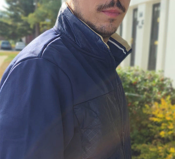 Golf Fleece Thermal Winter Jacket - Navy