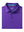 Folded Purple Everyday Classic Solid Polo neatly laid out for display
