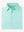 Flat lay of the folded aqua blue everyday classic solid polo, showcasing the neat silhouette and solid color design
