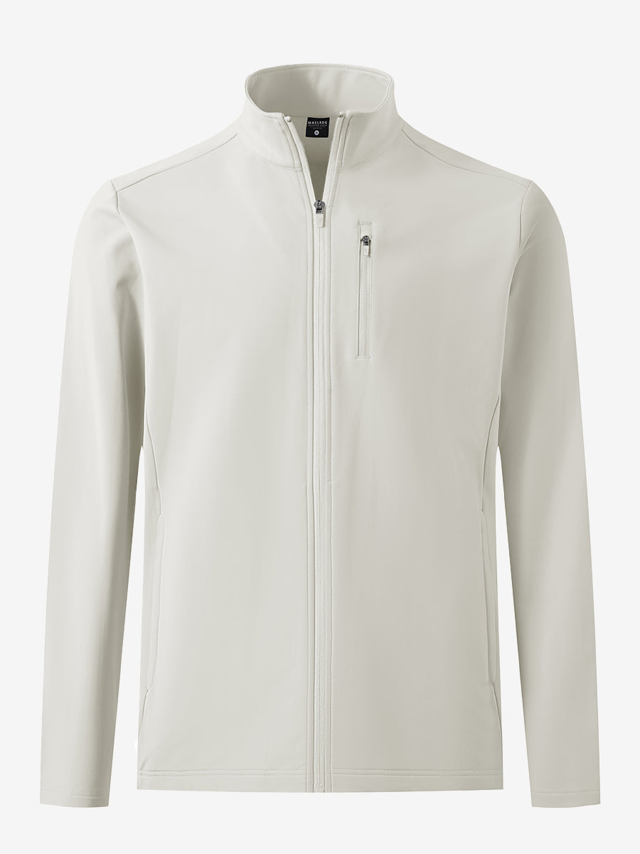 Lightweight Casual Fleece Jacket with 5 Pockets