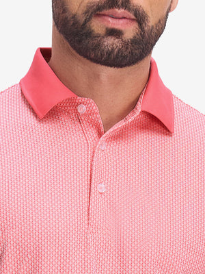 Moisture Wicking Jacquard Golf Shirts