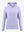 3D front view of women's lightweight hoodies pullover in lavender, showing clean and sporty look.