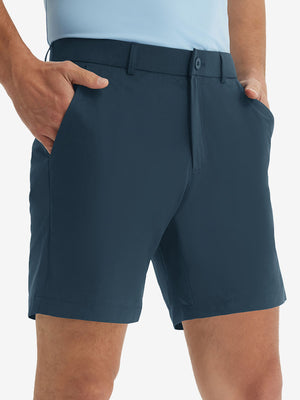 Stretch Soft Flat Front Dress Golf Shorts