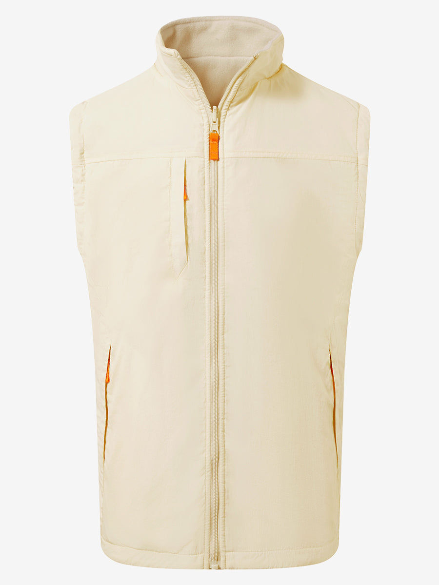 Windproof Fleece Reversible Golf Vest