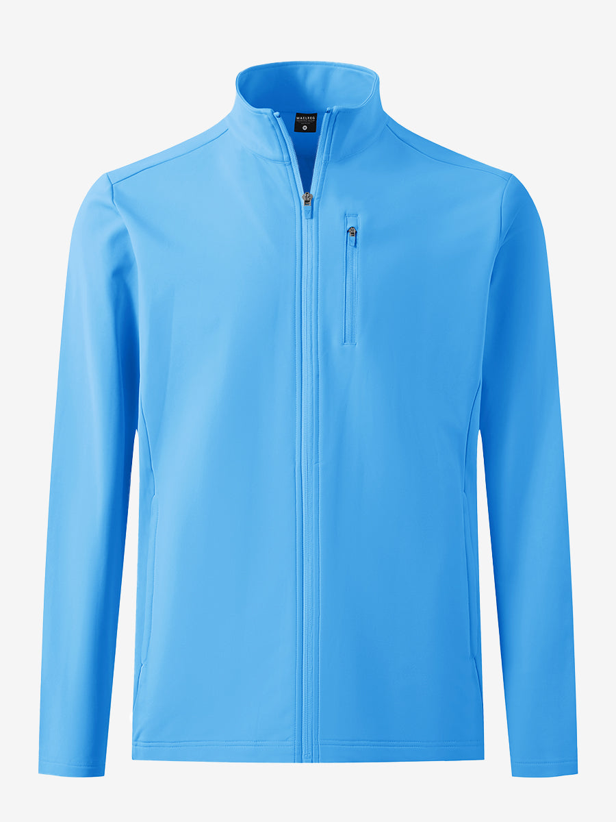 Lightweight Casual Fleece Jacket with 5 Pockets