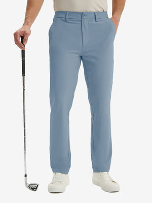 Water Repellent Classic Fit Flat Front Golf Dress Pants