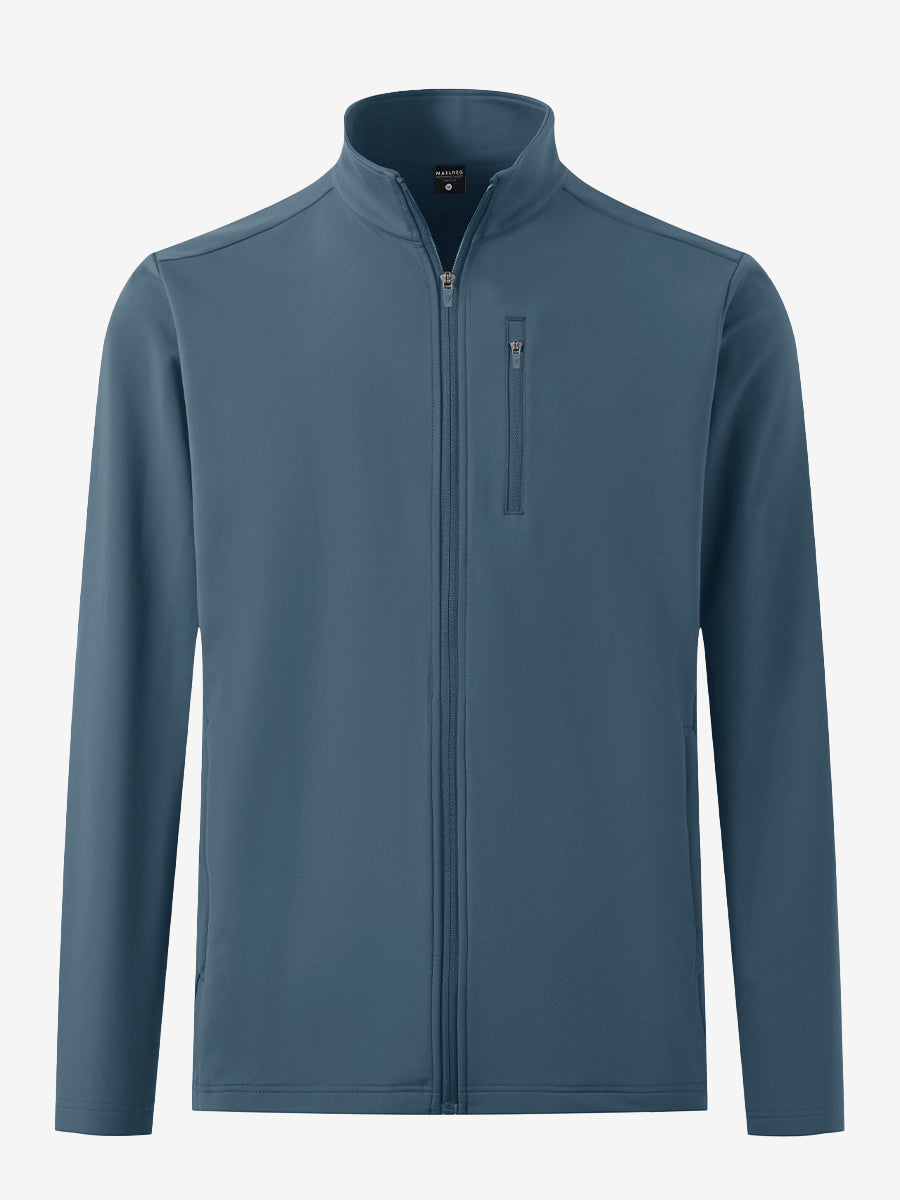 Lightweight Casual Fleece Jacket with 5 Pockets