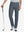 Front view of model wearing Stretch Plain Everyday Pants, athletic fit and minimal look – DARK GREY