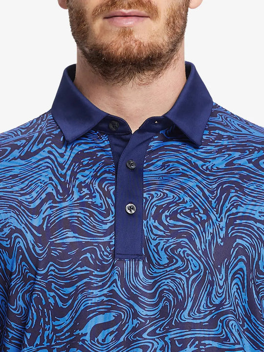 Performance Quick Dry Print Golf Polos MAELREG | Performance Golf Apparel