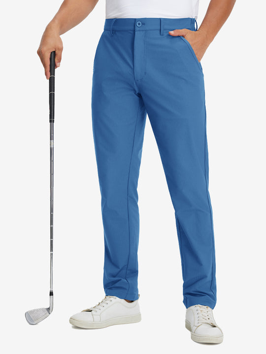 Lightweight Flat Front Casual Trousers