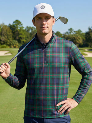 Full Print Lightweight Quarter Zip Pullover