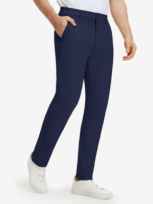 Stretch Cotton Golf Trousers with 5 Pockets