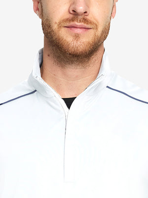 Chaleco de forro polar elástico con cremallera corta