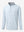 Heather Pinstripe Brushed Dry Fit Quarter Zip Pullover in grey mist heather, 3D front chest view with quarter zip design