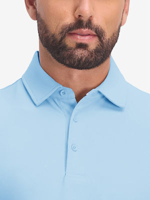 Dry Fit Waffle Textured Collared Golf Shirts