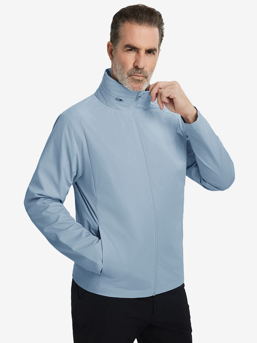 Lightweight Water-repellent Softshell Hooded Jacket