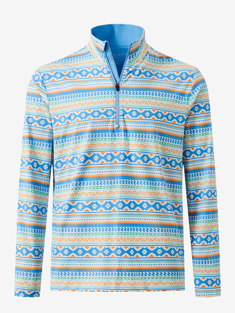 Full Print Quarter Zip Pullover