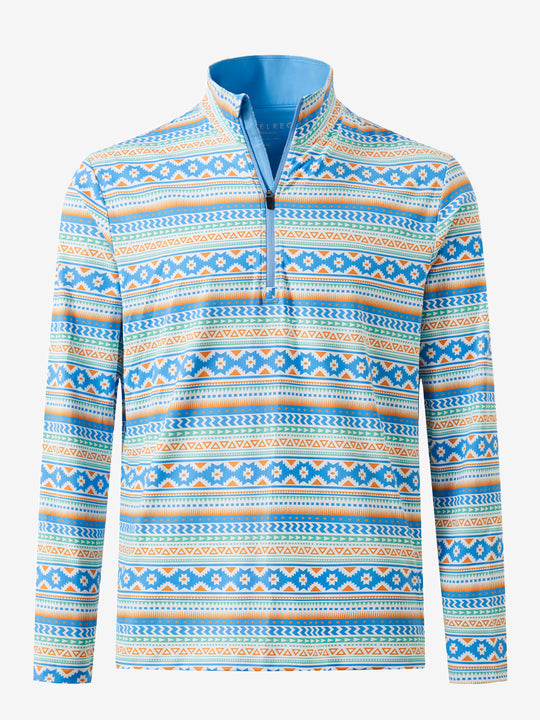 Full Print Quarter Zip Pullover