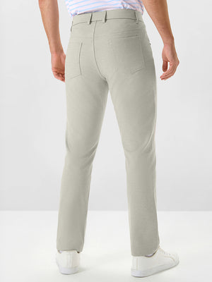 Textured Proflex Chino Pants With 5 Pockets