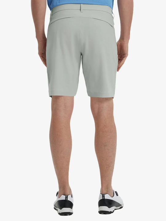 Back view of Player Fit Versatile Solid Shorts 9 Inch, showing tailored fit and clean lines – NEUTRAL GREY