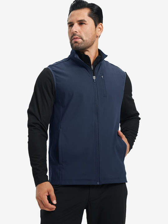 Water-Resistant Fleece Golf Vests