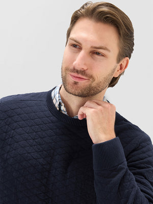 100% Cotton Knit Crew Neck Sweater