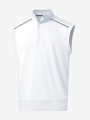 Chaleco de forro polar elástico con cremallera corta