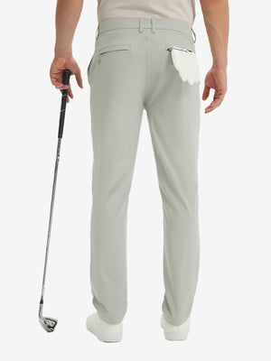 Water Repellent Classic Fit Flat Front Golf Dress Pants