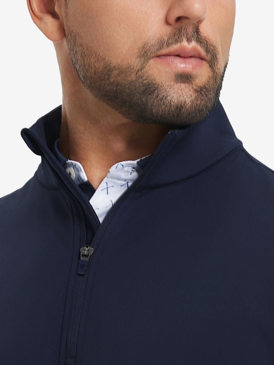 Ultra-Soft Brushed Fleece Lining Quarter zip Sweatshirt