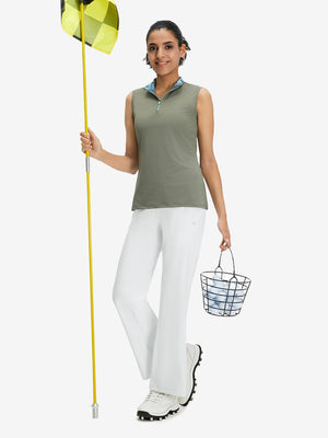 Women's High Waist Stretch Golf Pants with Pockets