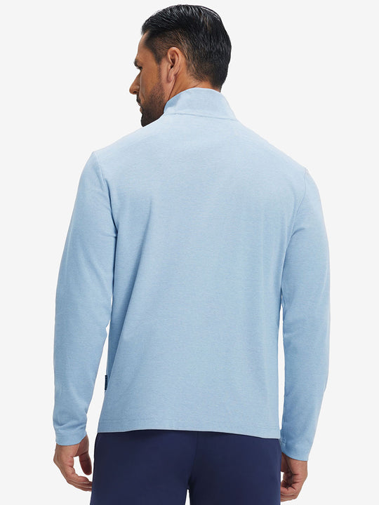 Performance Heather Golf 1/4 Zip Pullover