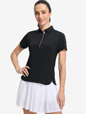 Women’s 5 Buttons Collared Polo Shirts