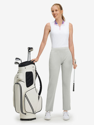 Women's Lightweight High Waisted Golf Pants