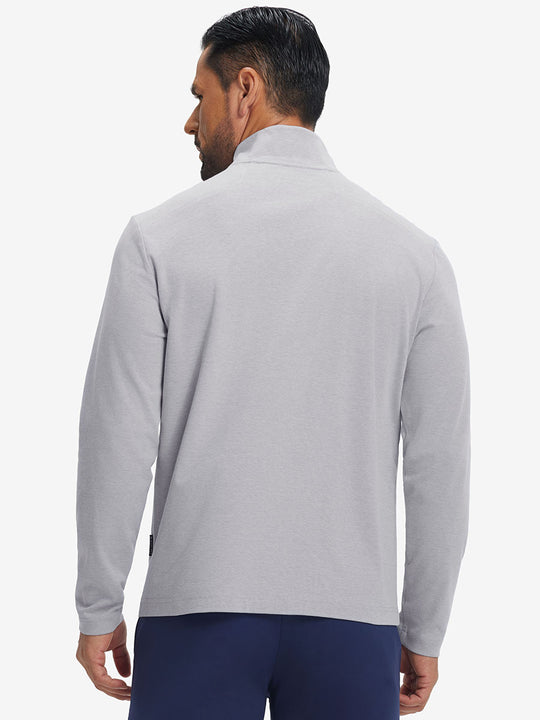 Performance Heather Golf 1/4 Zip Pullover