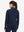 Women's Water-Resistant Stretch Fleece Lined Jacket in navy, back upper body view