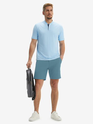 Stretch Soft Flat Front Dress Golf Shorts