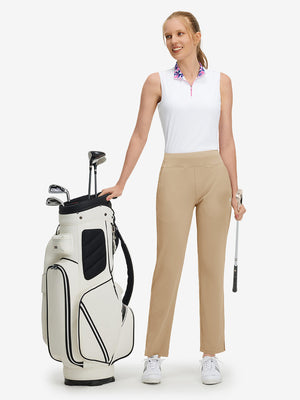 Women's Lightweight High Waisted Golf Pants