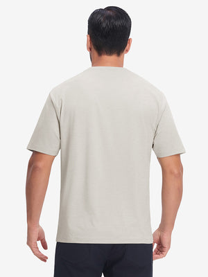 Moisture Wicking Heather Round Neck Athletic T-Shirts