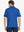 Back half-body view of model wearing COBALT Elegant Performance Jacquard Polo