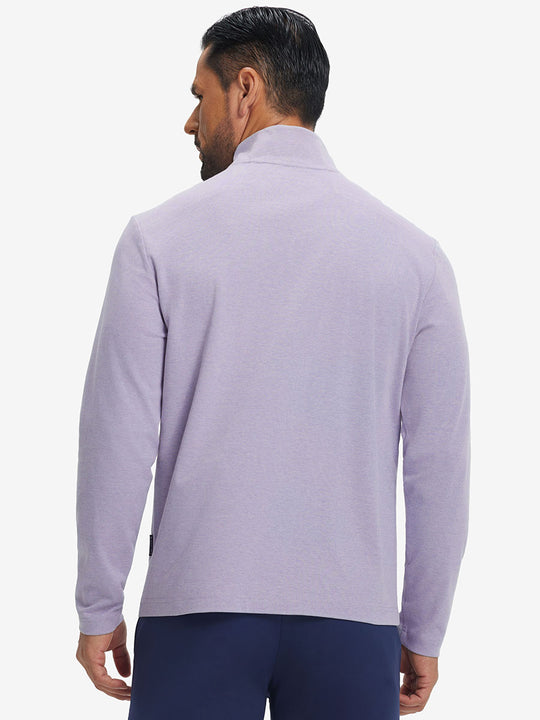 Performance Heather Golf 1/4 Zip Pullover