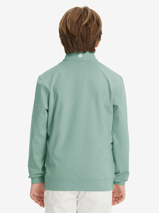 Youth Winter Micro-fleece Quarter Zip Pullover