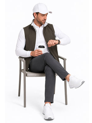 Quick-Drying Jacket Vest with Zipper Pocket