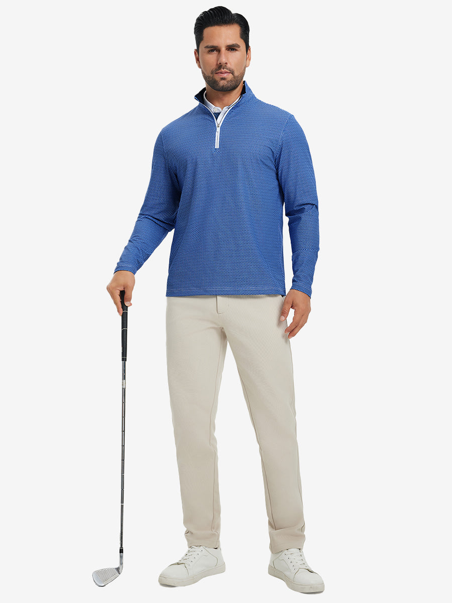 Full Print Quarter Zip Pullover