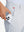Back pocket detail ofGolf Lightweight Fleece Lined Dress Pants in misty grey