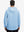 Back upper body view of the dry fit stretchy hoodie in light blue, simple cut and relaxed posture.