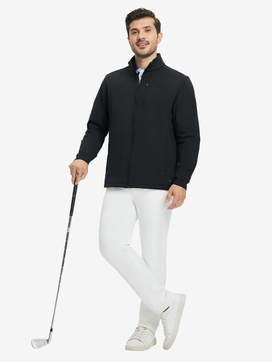 Lightweight Casual Fleece Jacket with 5 Pockets
