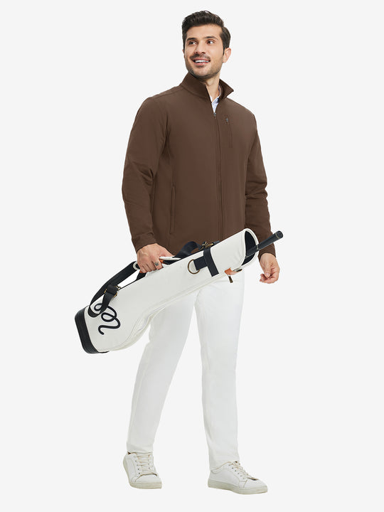 Lightweight Casual Fleece Jacket with 5 Pockets