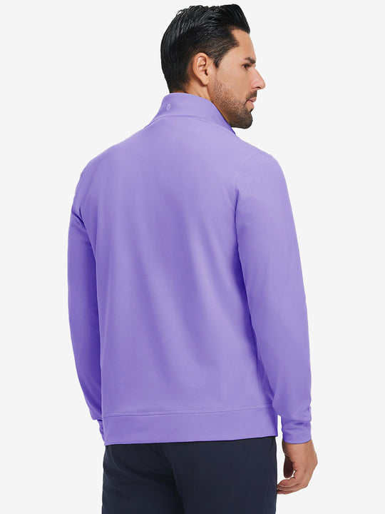 Ultra-Soft Brushed Fleece Lining Quarter zip Sweatshirt
