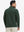 Ultra-Soft Brushed Fleece Lining Quarter Zip Sweatshirt in forest green, back upper body view