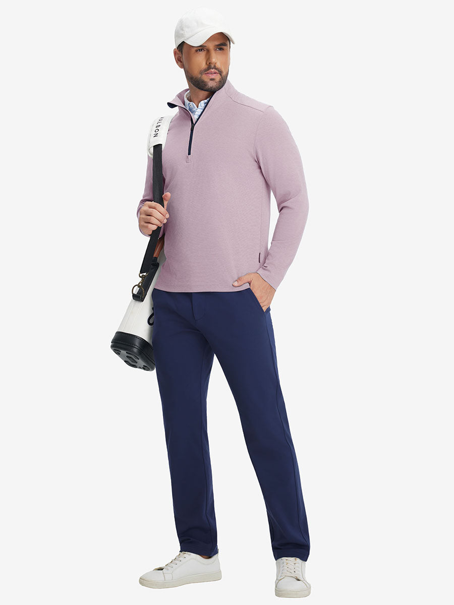 Performance Heather Golf 1/4 Zip Pullover